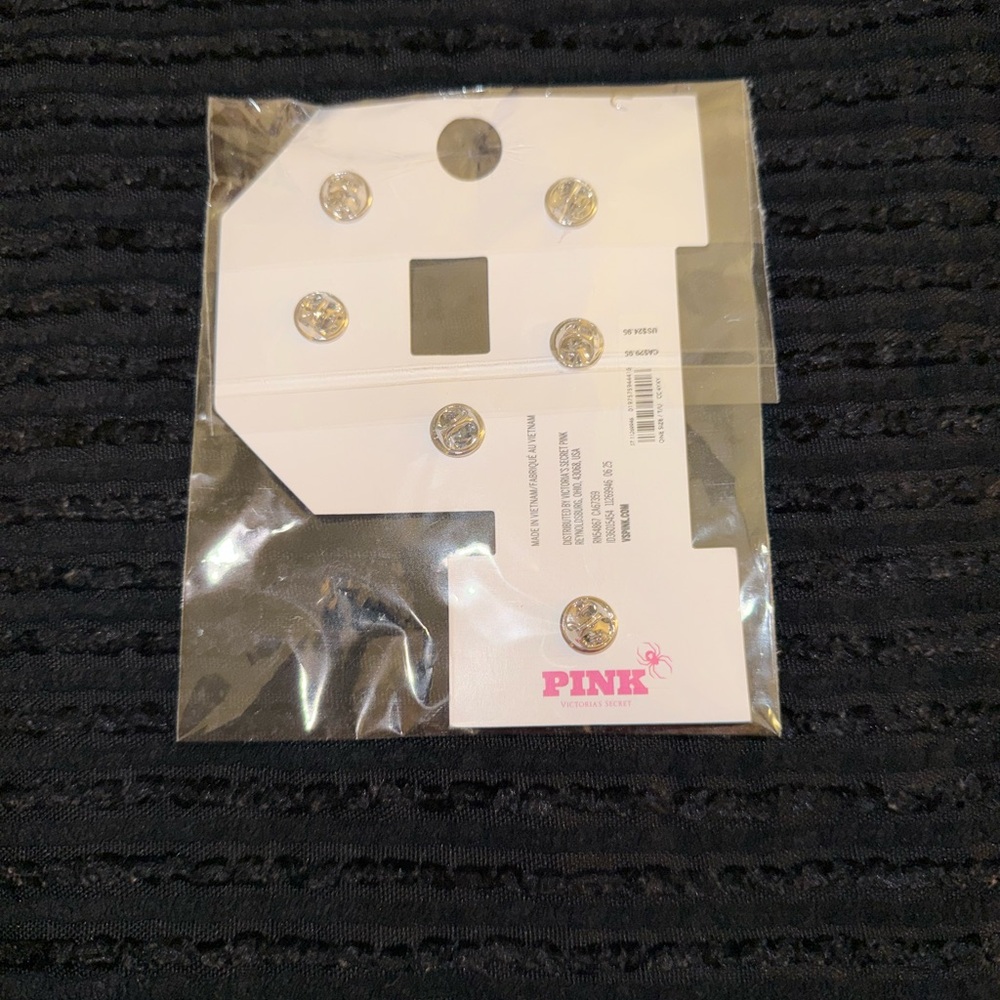 Pink Halloween 6- Piece Pin Set - Picture 4 of 4